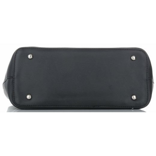 Shopper bag David Jones elegancka matowa z breloczkiem