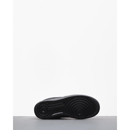 Buty sportowe damskie Nike do biegania air force z gumy czarne sznurowane