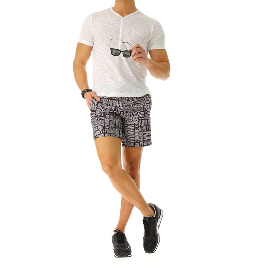 Emporio Armani Spodenki Kąpielowe i Kąpielówki dla Mężczyzn Na Wyprzedaży w Dziale Outlet, czarny, Poliester, 2019, L M S XL XS Emporio Armani XL RAFFAELLO NETWORK promocyjna cena