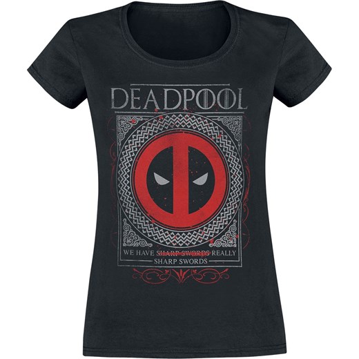 Bluzka damska Deadpool z krótkim rękawem
