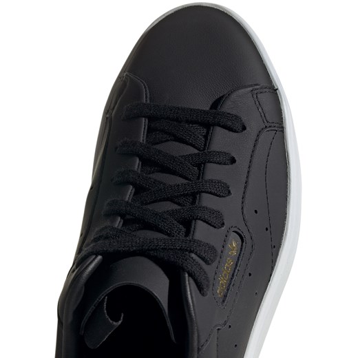 Adidas Originals trampki damskie z niską cholewką skórzane na platformie sznurowane