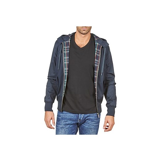 Harrington Kurtki krótkie HARRINGTON HOODED spartoo szary francuski