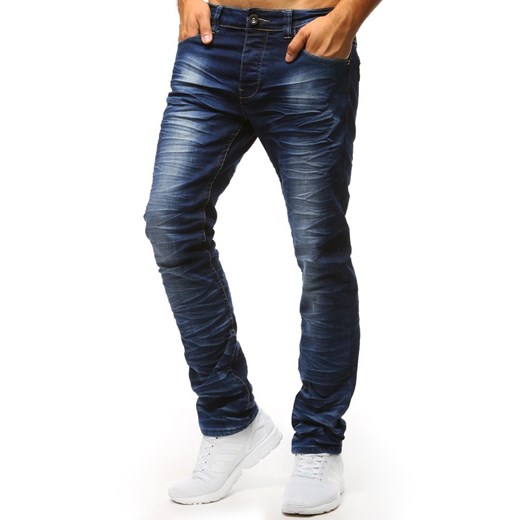 Spodnie jeansowe męskie niebieskie UX1304