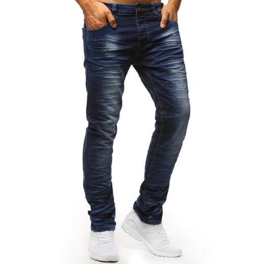 Spodnie jeansowe męskie niebieskie UX1304