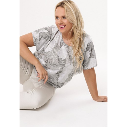 Jasnoszara Bluzka Be Know Born2be 3XL/4XL Born2be Odzież