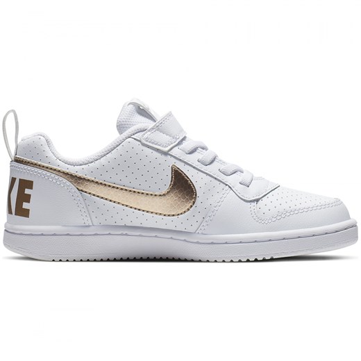 Trampki dziecięce Nike gładkie z tworzywa sztucznego sznurowane