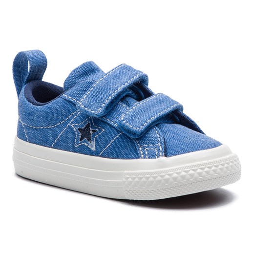 Trampki dziecięce Converse na rzepy bez wzorów