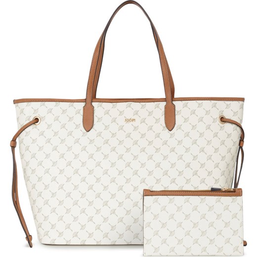 Shopper bag Joop! na ramię biała bez dodatków