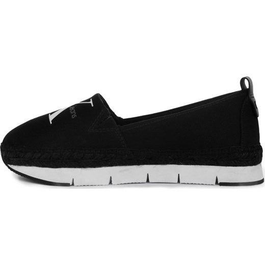 Espadryle damskie Calvin Klein gładkie z tkaniny młodzieżowe