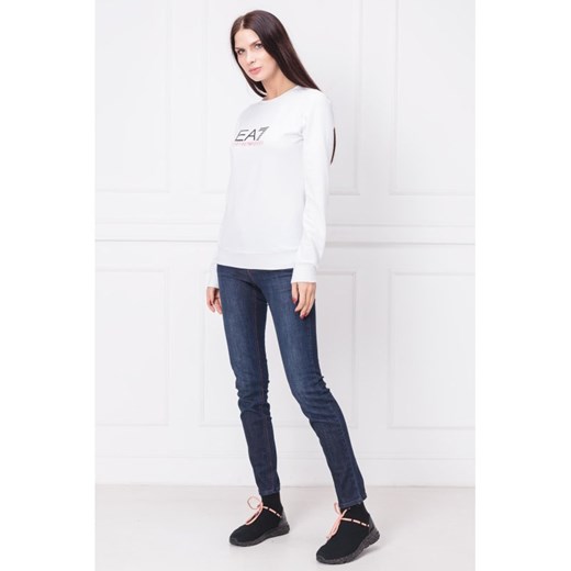 Bluza damska Emporio Armani z napisami krótka