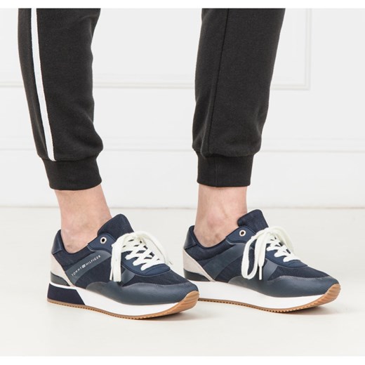 Buty sportowe damskie Tommy Hilfiger płaskie sznurowane