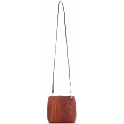 Listonoszka Genuine Leather bez dodatków ze skóry przez ramię elegancka
