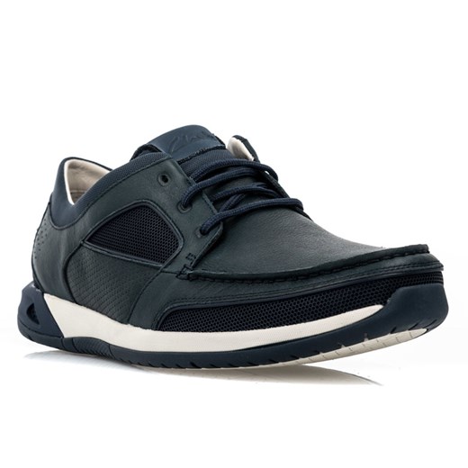 Półbuty męskie Clarks sznurowane casualowe