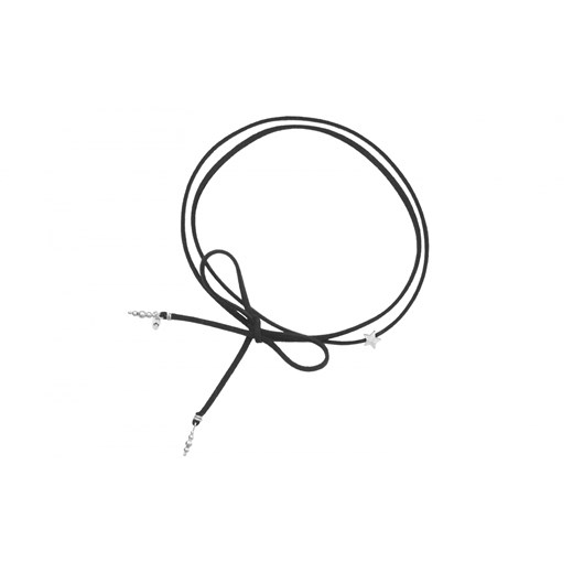Choker Wiązany Srebrna Gwiazdka