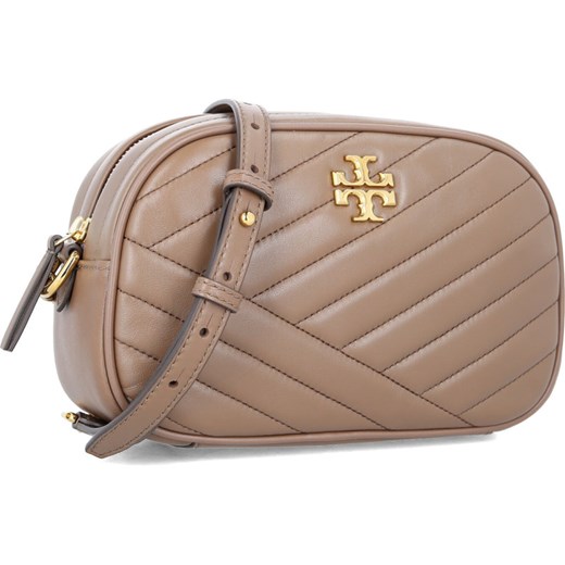 Listonoszka różowa Tory Burch skórzana bez dodatków