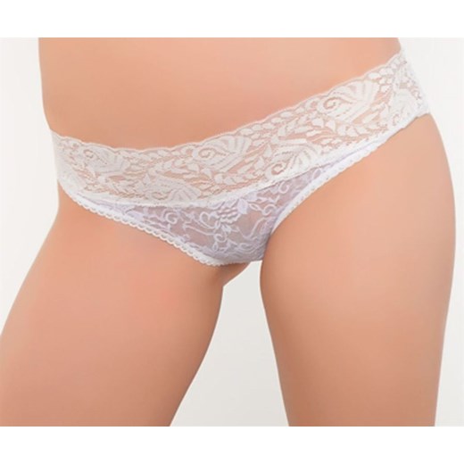 Lace Cheeky Figi Biel 9265