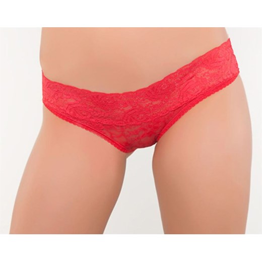 Lace Cheeky Figi Czerwień 9265