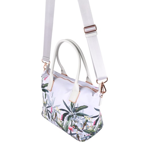 Shopper bag Ted Baker na ramię ze skóry