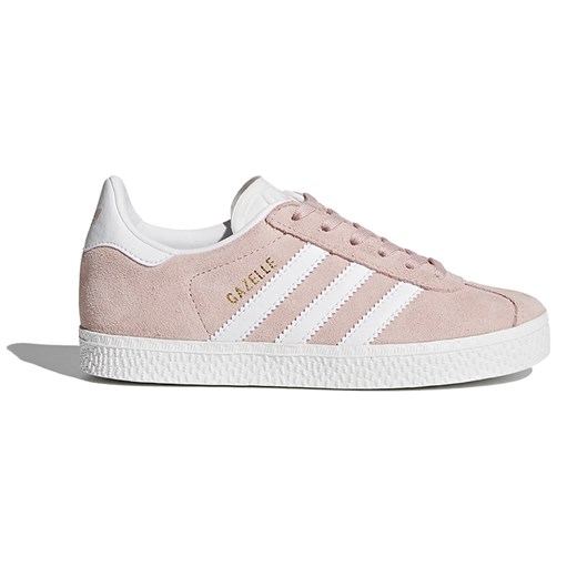 Trampki dziecięce różowe Adidas z zamszu