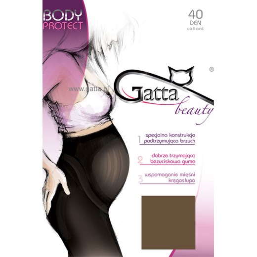 Gatta Body Protect 40 Den rajstopy ciążowe