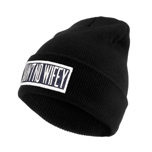 CZAPKA BEANIE WIFEY GRANAT iloko-pl czarny jesień
