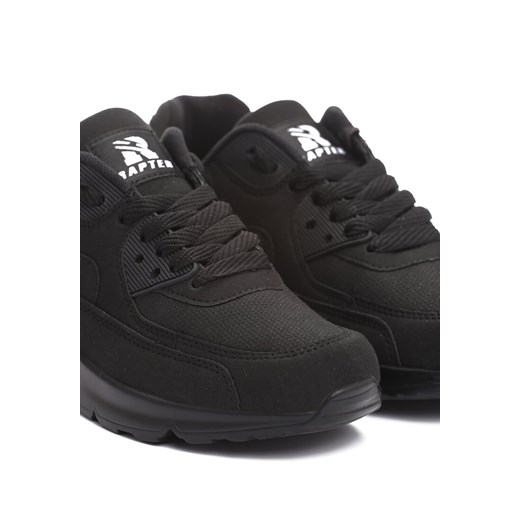 Czarne Buty Sportowe Vintage Nillda