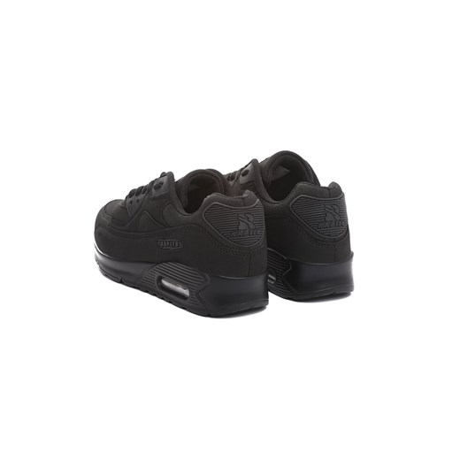 Czarne Buty Sportowe Vintage Nillda