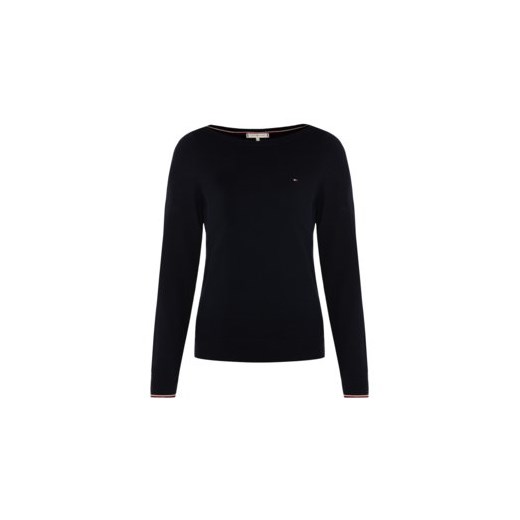 Sweter damski Tommy Hilfiger casualowy z okrągłym dekoltem