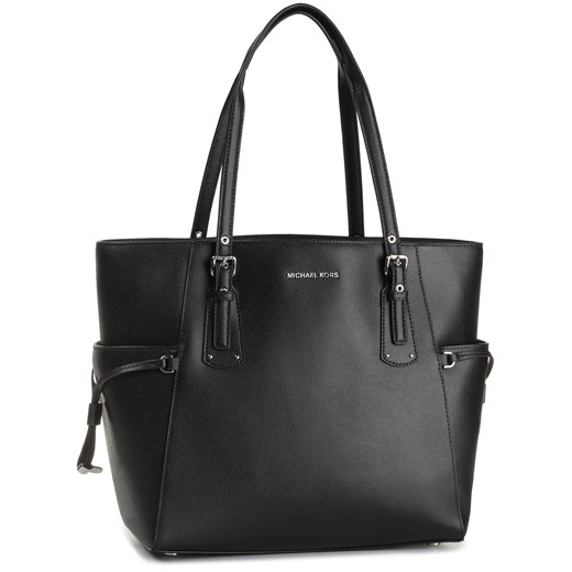 Shopper bag Michael Kors duża matowa na ramię bez dodatków