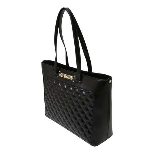 Torba shopper 'BORSA QUILTED NAPPA PU NERO' Love Moschino One Size AboutYou
