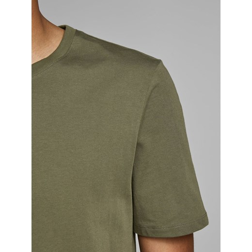 T-shirt męski Jack & Jones gładki na wiosnę