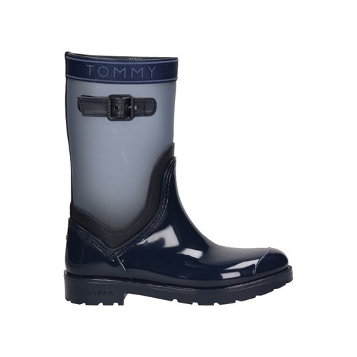 Kalosze damskie Tommy Hilfiger casualowe gładkie