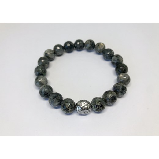 Bransoletka Grey Larvikite Lena Gorzycka Jewels M EleganckiPan.com.pl