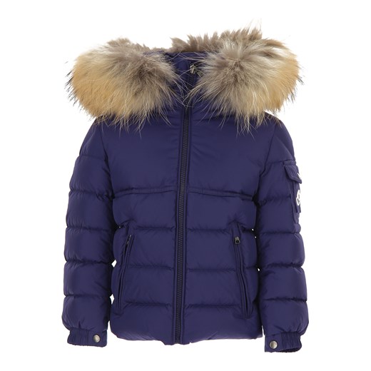 Moncler Chłopięca Kurtka Puchowa dla Dzieci, Narciarska Kurtka Puchowa Na Wyprzedaży, niebieski, Poliamid, 2019, 4Y 5Y