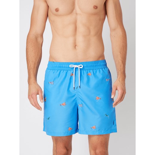 Kąpielówki Polo Ralph Lauren niebieskie