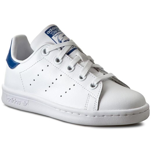Buty adidas - Stan Smith El C BB0694 Ftwwht/Ftwwht/Eqtblu Adidas 29 okazyjna cena eobuwie.pl