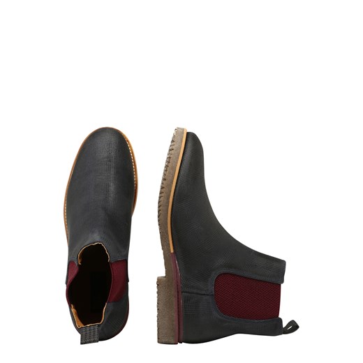 Buty zimowe męskie Bullboxer bez zapięcia skórzane