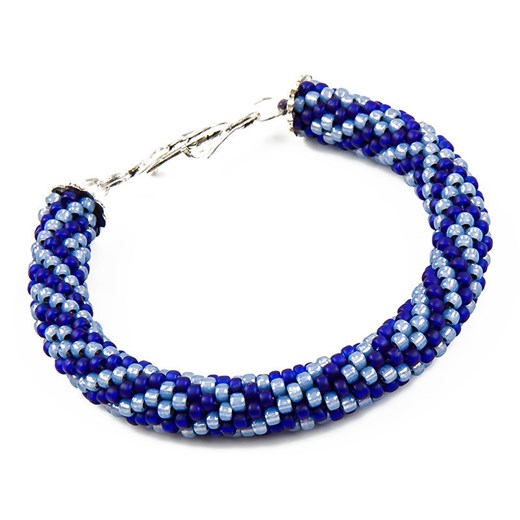 BRANSOLETKA BLUE AZTEC iloko-pl bialy