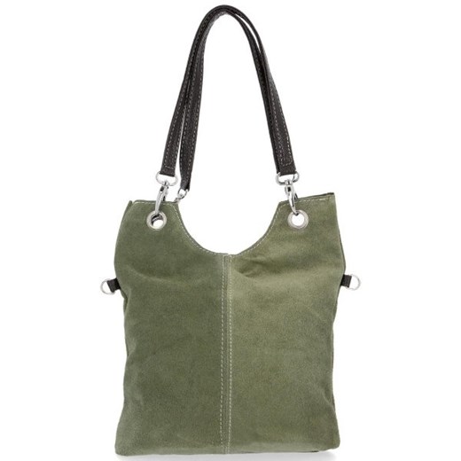 Shopper bag Genuine Leather skórzana bez dodatków