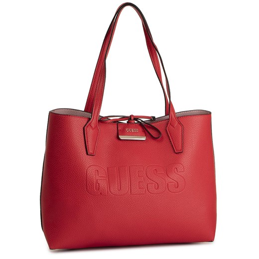 Shopper bag Guess mieszcząca a4 matowa bez dodatków elegancka