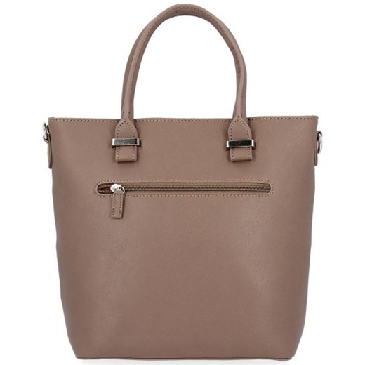 Shopper bag David Jones elegancka do ręki bez dodatków
