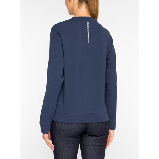 Bluza damska Emporio Armani casual krótka z napisem