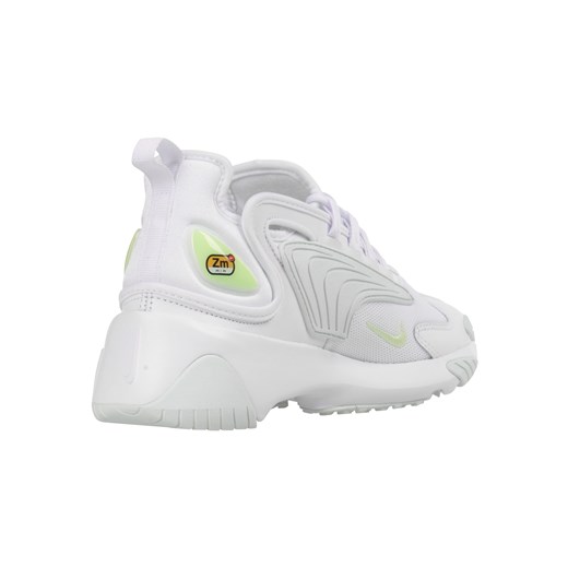 Buty sportowe damskie Nike Sportswear młodzieżowe białe skórzane na platformie bez wzorów sznurowane
