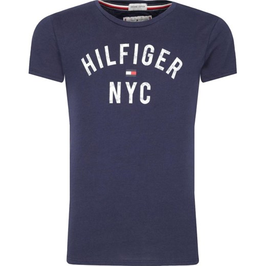 Tommy Hilfiger bluzka dziewczęca z krótkim rękawem
