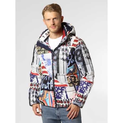 Kurtka męska Tommy Jeans młodzieżowa w nadruki