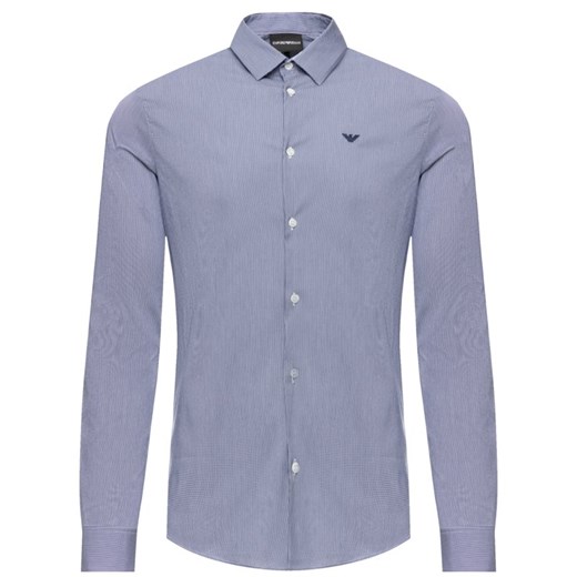 Koszula męska Emporio Armani z klasycznym kołnierzykiem casual