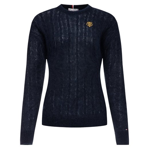 Sweter damski Tommy Hilfiger z okrągłym dekoltem