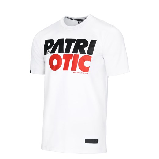 T-shirt męski Patriotic z krótkim rękawem z napisami