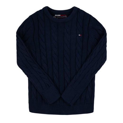 Sweter chłopięcy Tommy Hilfiger bez wzorów