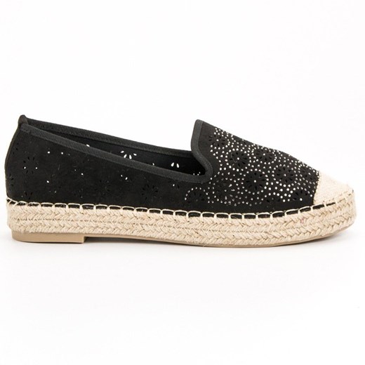 Espadryle damskie Vices z zamszu na lato bez zapięcia
